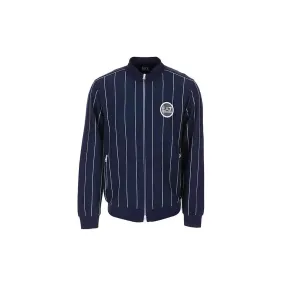 Sudadera EA7 Emporio Armani 3LPM22 PJEJZ Color Azul Marino y Rayas Blancas