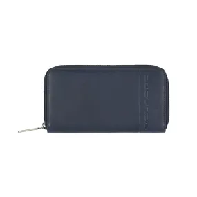 Tarjetero de Piel Piquadro PU5737S118R/BLU Color Azul Marino