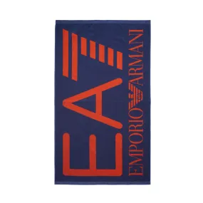 Toalla de Playa EA7 Emporio Armani 904007 4R790 Color Azul y Rojo